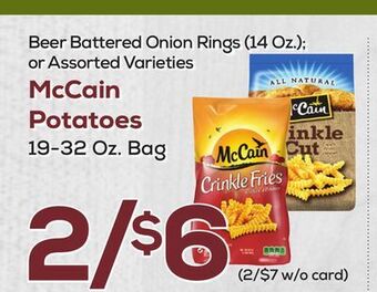 DeCicco & Sons Mccain potatoes, 19-32 oz. bag offer