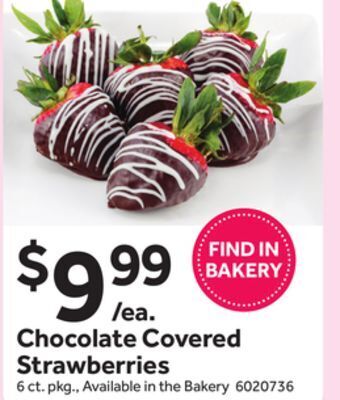 Stop&Shop Chocolate covered strawberries offer