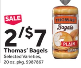Stop&Shop Thomas' bagels offer