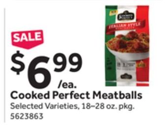 Stop&Shop Cooked perfect meatballs offer