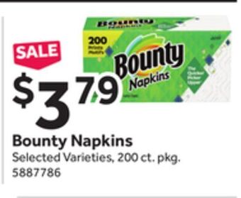 Stop&Shop Bounty napkins offer