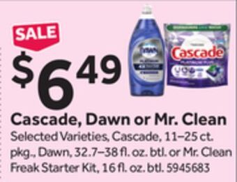 Stop&Shop Cascade, dawn or mr. clean offer