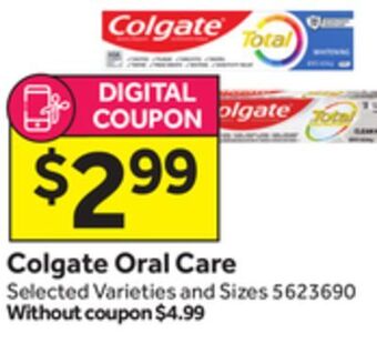 Stop&Shop Colgate oral care offer