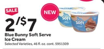 Stop&Shop Blue bunny soft serve ice cream offer