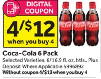 Stop&Shop Coca-cola 6 pack offer