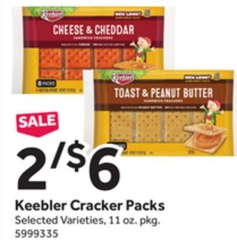 Stop&Shop Keebler cracker packs offer