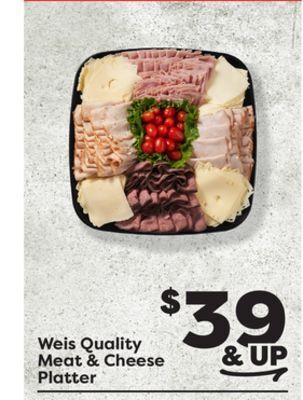 Weis Markets Weis quality meat & cheese platter offer