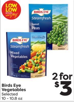Weis Markets Birds eye vegetables offer