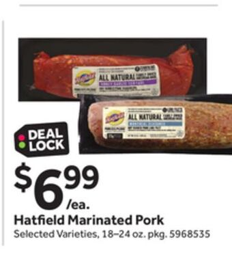 Stop&Shop Hatfield marinated pork offer
