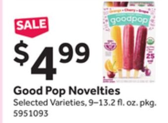 Stop&Shop Good pop novelties offer