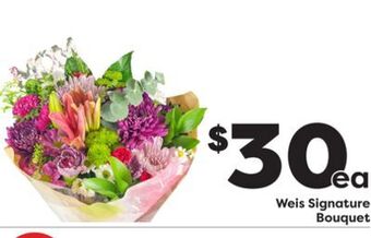 Weis Markets Weis signature bouquet offer