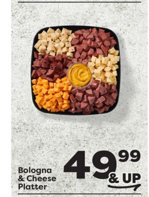 Weis Markets Bologna & cheese platter offer