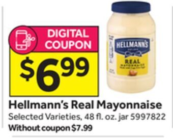 Stop&Shop Hellmann's real mayonnaise offer