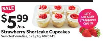 Stop&Shop Strawberry shortcake cupcakes offer