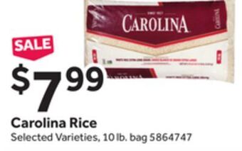 Stop&Shop Carolina rice offer