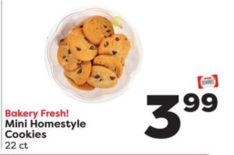 Weis Markets Mini homestyle cookies offer