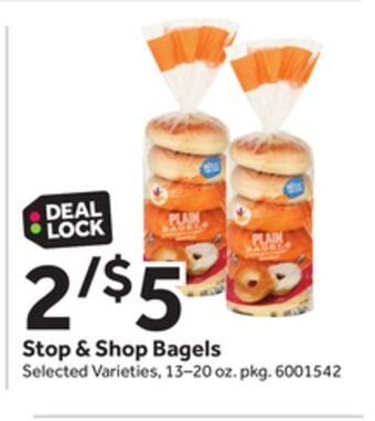 Stop&Shop Stop & shop bagels offer
