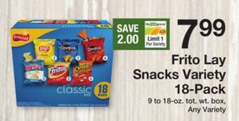 The Fresh Grocer Snacks variety 18-pack offer