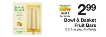 The Fresh Grocer Fruit bars offer
