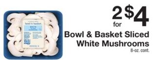 The Fresh Grocer Sliced white mushrooms offer