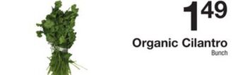 The Fresh Grocer Organic cilantro offer
