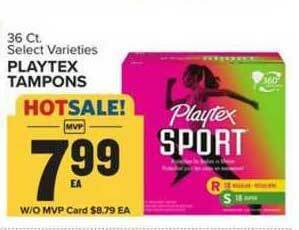 Food Lion Playtex Tampons offer