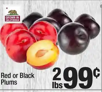 Super King Markets Red Or Black Plums offer