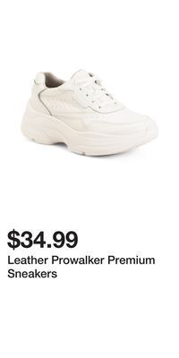 TJ Maxx Leather prowalker premium sneakers offer