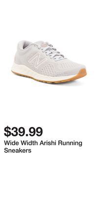 TJ Maxx Wide width arishi running sneakers offer