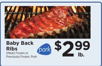 ShopRite Baby back ribs offer