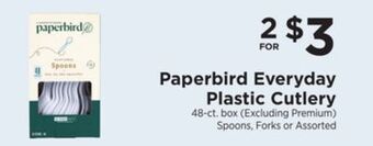 ShopRite Everyday plastic cutlery offer