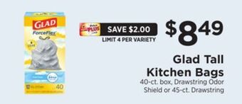 ShopRite Tall kitchen bags offer