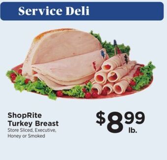 ShopRite Turkey breast offer