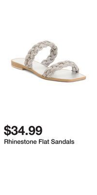 TJ Maxx Rhinestone flat sandals offer