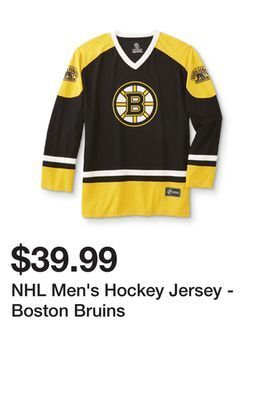 Kmart Nhl men's hockey jersey - boston bruins offer