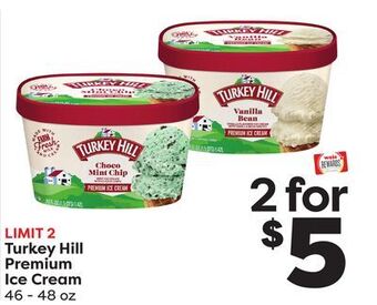 Weis Markets Turkey hill premium ice cream offer