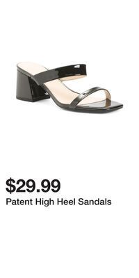 TJ Maxx Patent high heel sandals offer