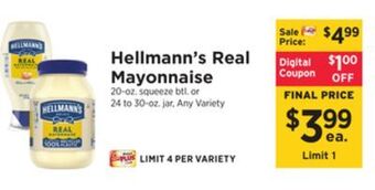 ShopRite Real mayonnaise offer