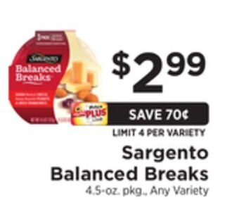 ShopRite Balanced breaks offer