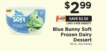 ShopRite Soft frozen dairy dessert offer