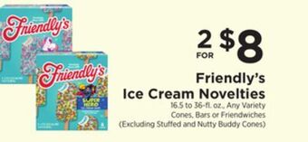 ShopRite Ice cream novelties offer