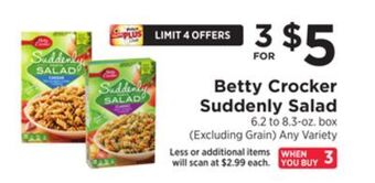 ShopRite Suddenly salad offer