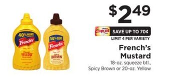 ShopRite Mustard offer