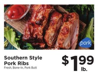 ShopRite Southern style pork ribs offer