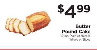 ShopRite Butter pound cake offer