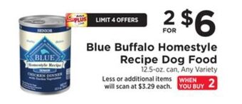 ShopRite Buffalo homestyle recipe dog food offer