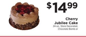 ShopRite Cherry jubilee cake offer