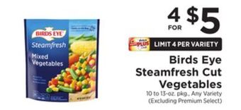 ShopRite Steamfresh cut vegetables offer