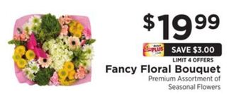 ShopRite Fancy floral bouquet offer