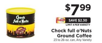ShopRite Ground coffee offer